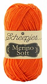Scheepjeswol Merino Soft - 645 van eyck zon oranje - Wol Garens