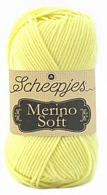 Scheepjes Merino Soft - 648 de goya lichtgeel zachtgeel - Wol Garen