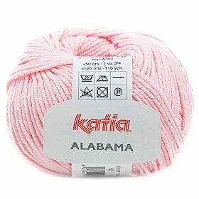 Katia Alabama 65 lichtroze - Katoen/Acryl Garen