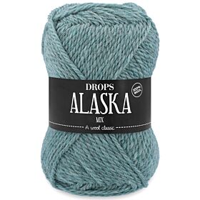 DROPS Alaska Mix - 65 licht zeeblauw - Wol Garen 1