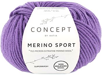 Katia Concept Merino Sport - 66 lila - Wol Garen 1