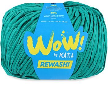 Katia WOW Rewashi - 66 turquoise - Lintgaren met Twist 1