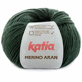 Katia Merino Aran 66 legergroen / donkergroen - Merinogaren
