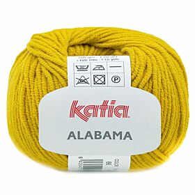 Katia Alabama 66 mosterdgeel - Katoen/Acryl Garen