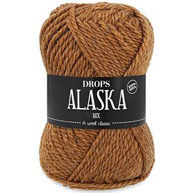 DROPS Alaska Mix - 66 toffee - Wol Garen 1