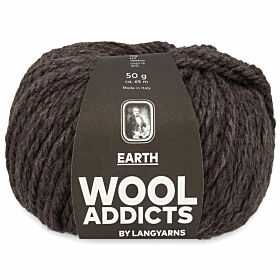 Wooladdicts Earth 67 donkerbruin - Alpacawol Garen