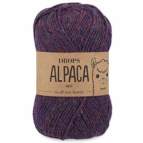 DROPS Alpaca 6736 bordeaux (mix) - wol garen