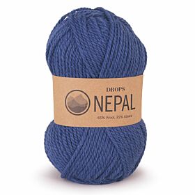 DROPS Nepal Uni Colour - 6790 koningsblauw - Wol & Garen