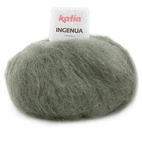 Katia Ingenua 68 olijfgroen - Mohair Garen
