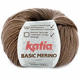 Katia Basic Merino 68 reebruin - Wol/Acryl Garen
