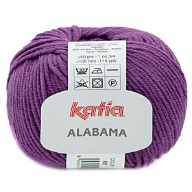 Katia Alabama 68 violetpaars - Katoen/Acryl Garen