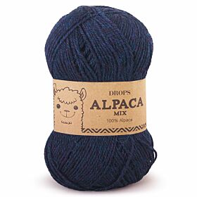 DROPS Alpaca Mix - 6834 blauw/turkoois - Wol & Garen