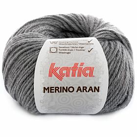 Katia Merino Aran 69 grijs - Merino wolgaren