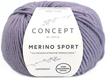 Katia Concept Merino Sport - 70 lavendel - Wol Garen 1