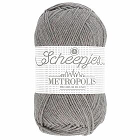Scheepjes Metropolis 71 jakarta / lichtgrijs - Merino Sokkengaren