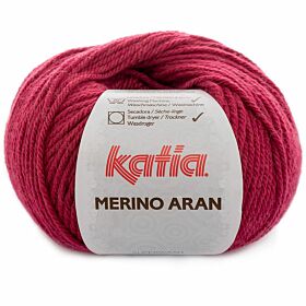 Katia Merino Aran 71 wijnrood - Merinogaren