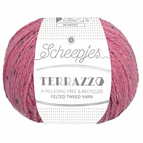 Scheepjes Terrazzo - 713 corallo - Gerecyclede Tweedwol