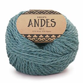 DROPS Andes Mix - 7130 zeegroen - Wol & Garen