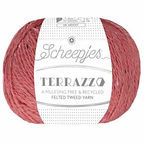 Scheepjes Terrazzo - 714 salmone - Gerecyclede Tweedwol
