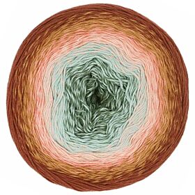 Scheepjes Cotton Whirl - 715 Mellow Meadow - Biologisch Katoen Garencake 1