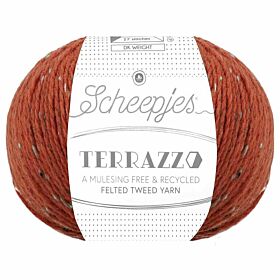 Scheepjes Terrazzo - 716 mogano - Gerecyclede Tweedwol
