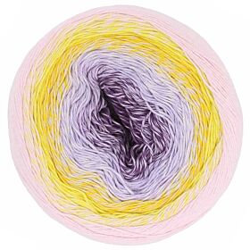 Scheepjes Cotton Whirl - 716 Purple Passion - Biologisch Katoen Garencake 1