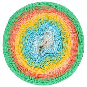 Scheepjes Cotton Whirl - 718 Dreamland - Biologisch Katoen Garencake 1
