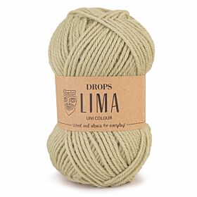 DROPS Lima Uni Colour - 7219 pistache - Wol & Garen