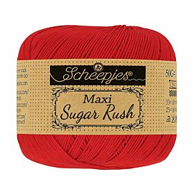 Scheepjes Maxi Sugar Rush 722 red - Katoen Garen
