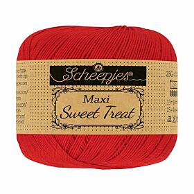 Scheepjes Maxi Sweet Treat - 722 red - Gemerceriseerd Katoen