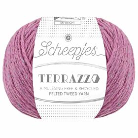 Scheepjes Terrazzo - 724 garofano - Gerecyclede Tweedwol
