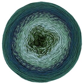 Scheepjes Cotton Whirl - 724 Underwater World - Biologisch Katoen Garencake 1