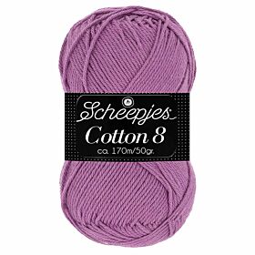 Scheepjes Cotton 8 - 726 hyacinth - Katoen Garen