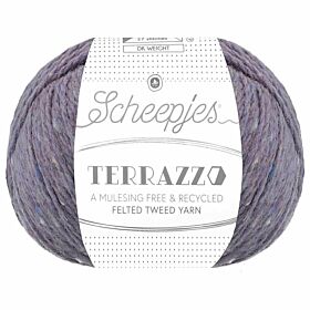 Scheepjes Terrazzo - 726 malva - Gerecyclede Tweedwol