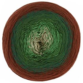 Scheepjes Cotton Whirl - 727 Woodland Walk - Biologisch Katoen Garencake 1