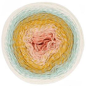 Scheepjes Cotton Whirl - 728 Marshmallow - Biologisch Katoen Garencake 1