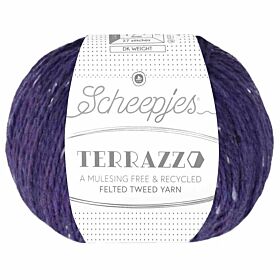 Scheepjes Terrazzo - 728 uva - Gerecyclede Tweedwol