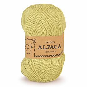 DROPS Alpaca Uni Colour - 7300 appelgroen - Wol & Garen