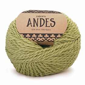 DROPS Andes Uni Colour - 7320 pistache - Wol & Garen