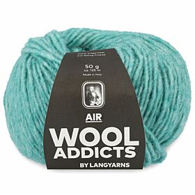 WoolAddicts Air 74 jade / zeeblauw / oceaan - Merinowol Garen