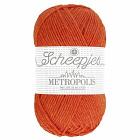 Scheepjes Metropolis 74 tripoli / mandarijnoranje - Merino Sokkengaren