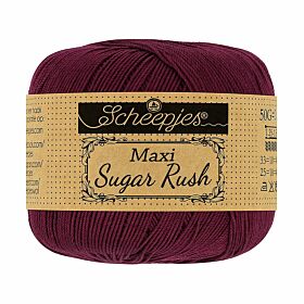 Scheepjes Maxi Sugar Rush 750 bordeaux - Katoen Garen