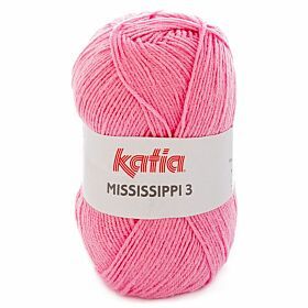 Katia Mississippi-3 - 755 roze - Katoen/Acryl Garen