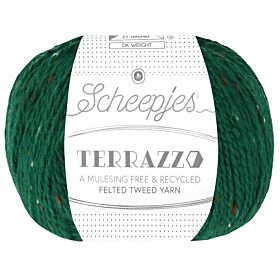 Scheepjes Terrazzo - 759 verde bottiglia - Gerecyclede Tweedwol