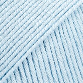 DROPS Safran Uni Colour - 76 poederblauw - Katoen Garen 1