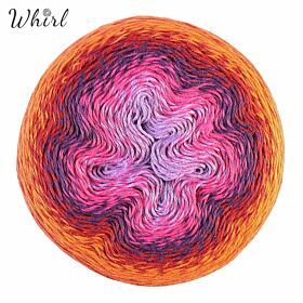 Scheepjes Whirl - 764 red velvet sunrise - Getwijnd Garencake