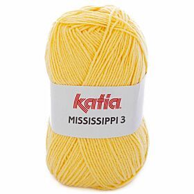 Katia Mississippi-3 - 767 lichtgeel - Katoen/Acryl Garen