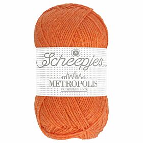 Scheepjes Metropolis 77 quebec / lichtoranje - Merino Sokkengaren