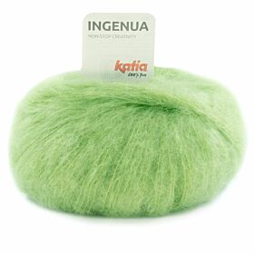 Katia Ingenua 78 grasgroen / lichtgroen - Mohair Garen