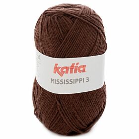 Katia Mississippi-3 - 788 bruin - Katoen/Acryl Garen